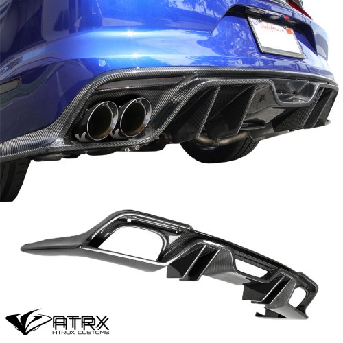 Difusor Faldón Fascia AR Carbono Anderson Ford Mustang 2018