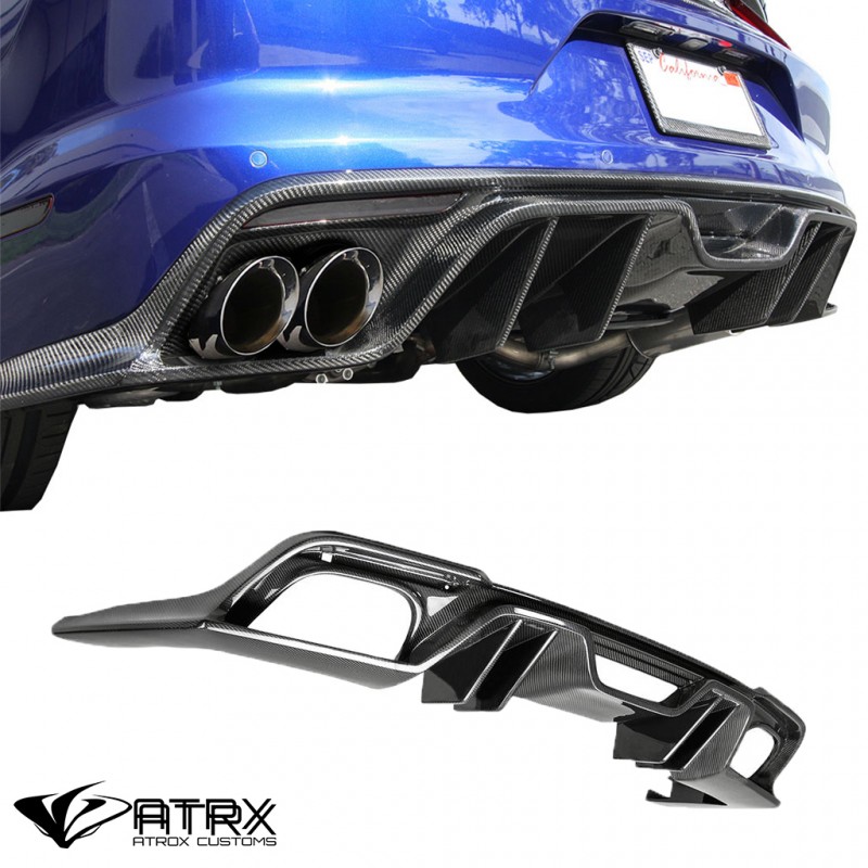 Difusor Faldón Fascia AR Carbono Anderson Ford Mustang 2018