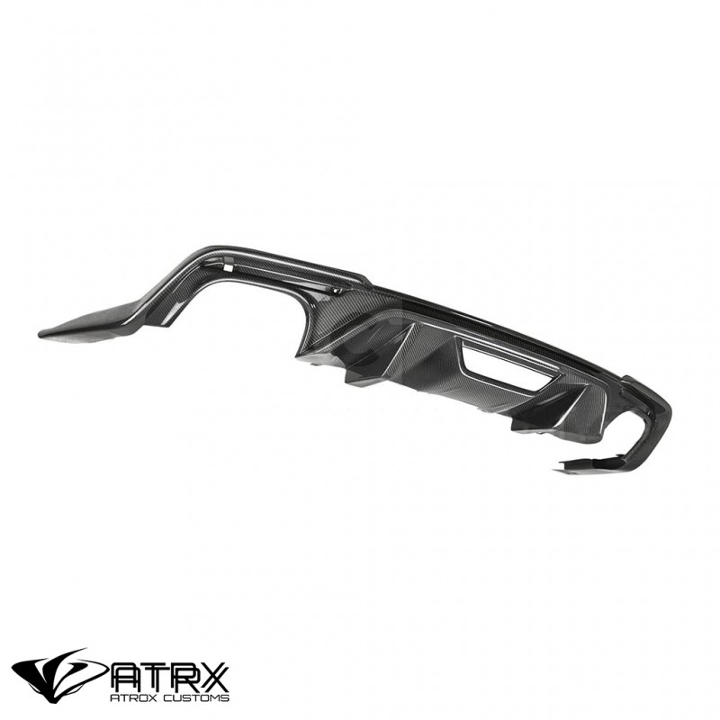 Difusor Faldón Fascia OEM Carbono Anderson Ford Mustang 2018