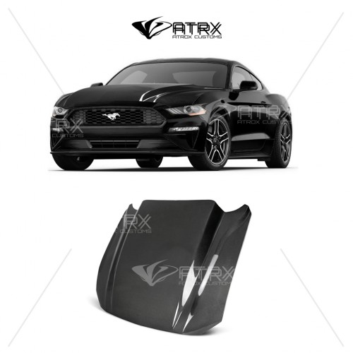 Cofre Tomas Aire Carbono Cowl 4" Anderson Ford Mustang 2018