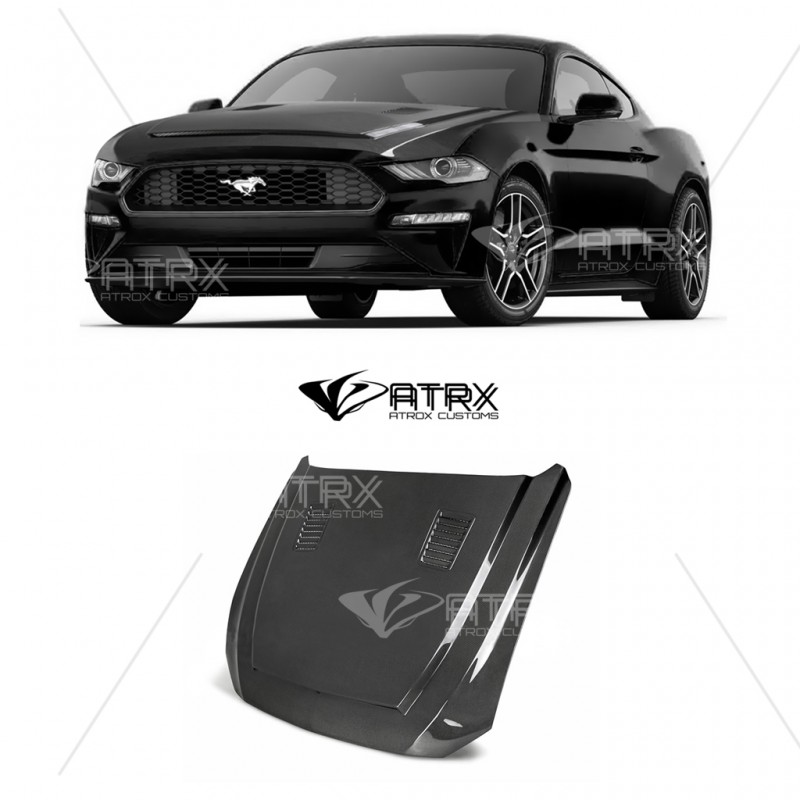 Cofre Tomas Aire Carbono Super Snake Anderson Ford Mustang 2018