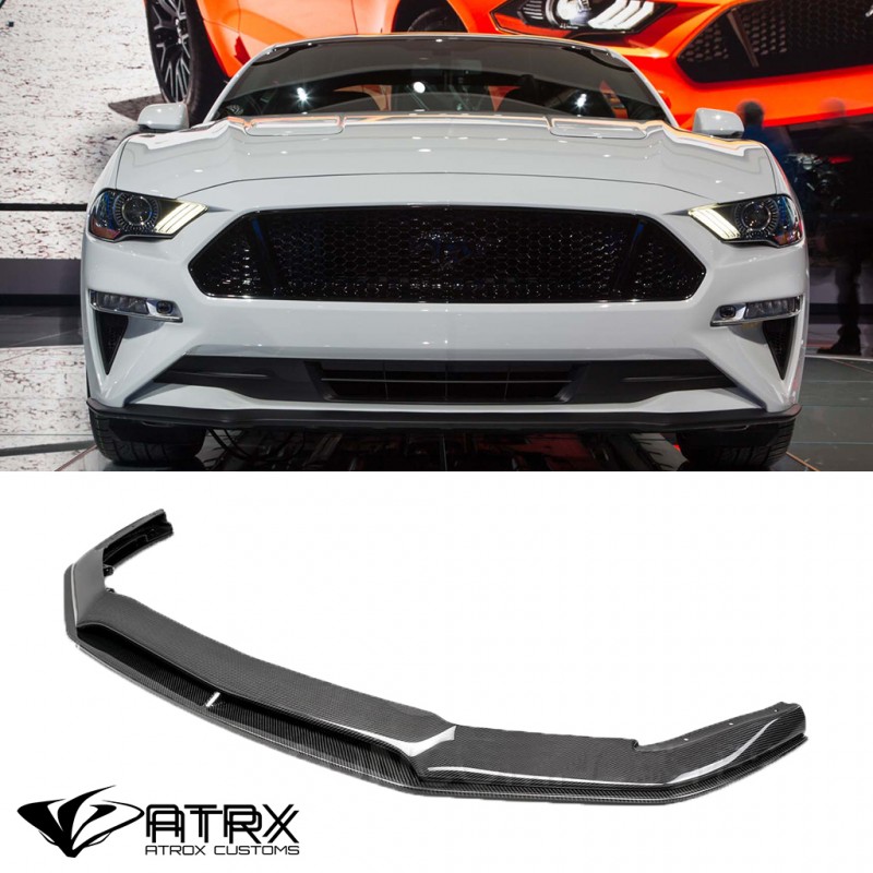 Lip Bumper Splitter Carbono Fascia AR Anderson Ford Mustang 2018