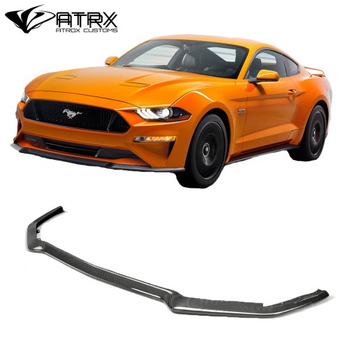 Lip Bumper Fascia Frontal Carbono OEM Anderson Ford Mustang 2018