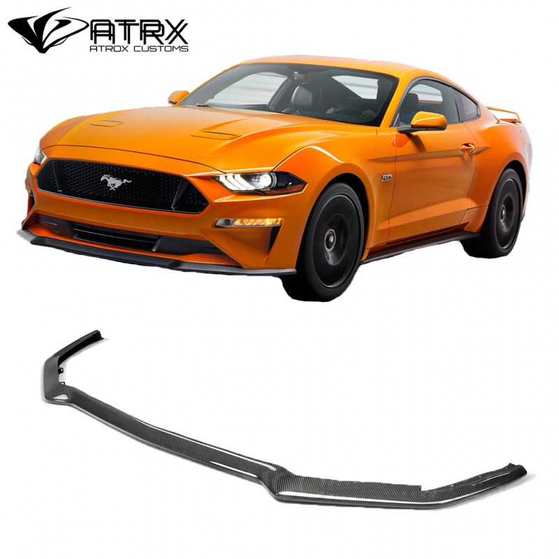 Lip Bumper Fascia Frontal Carbono OEM Anderson Ford Mustang 2018