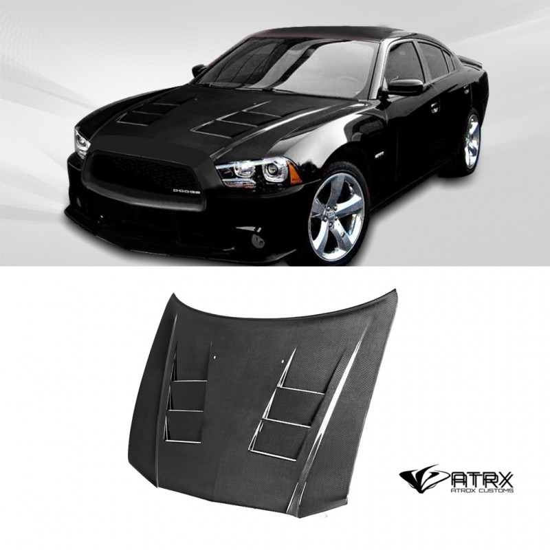 Cofre Capo Tomas Aire Anderson TS Carbono Dodge Charger 2011 - 2014