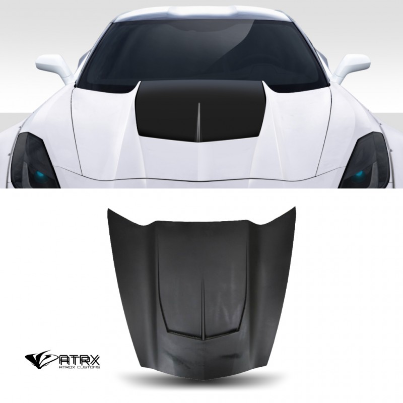Cofre Capó Gran Veloce FRP Duraflex Chevrolet Corvette C7 2014 - 2018