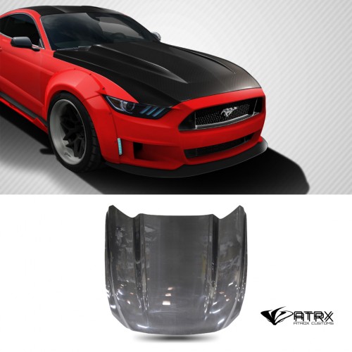Cofre Capó Cowl Carbono Ford Mustang 2015 - 2017