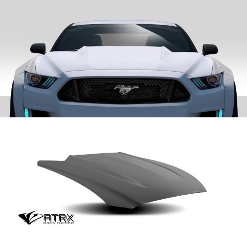 Cofre Capó Cowl FRP Duraflex Ford Mustang 2015 - 2017