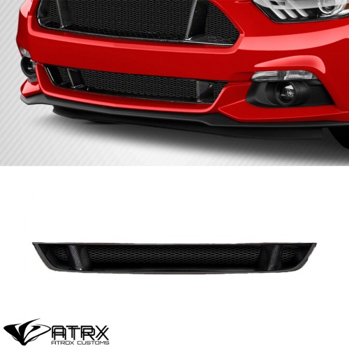 Parrilla Inferior Fascia Frontal Carbono Ford Mustang 2015 - 2017