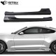 Estribos Laterales Racer FRP Duraflex Ford Mustang 2015 - 2018