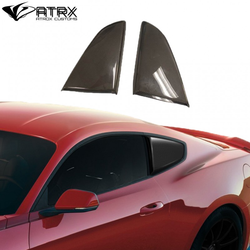 Scoops Ventanas Laterales R-Spec Carbono Ford Mustang 2015 - 2018