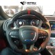 Volante Carbono Piel Alcantara Dodge Charger Challenger Hellcat 2011 - 2018