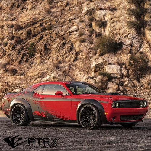 Wide Body Kit Cantoneras Salpicaderas Dodge Challenger 2008 - 2018