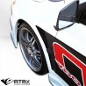 Salpicaderas Cantoneras GT Concept FRP Mitsubishi Lancer 2008 - 2017