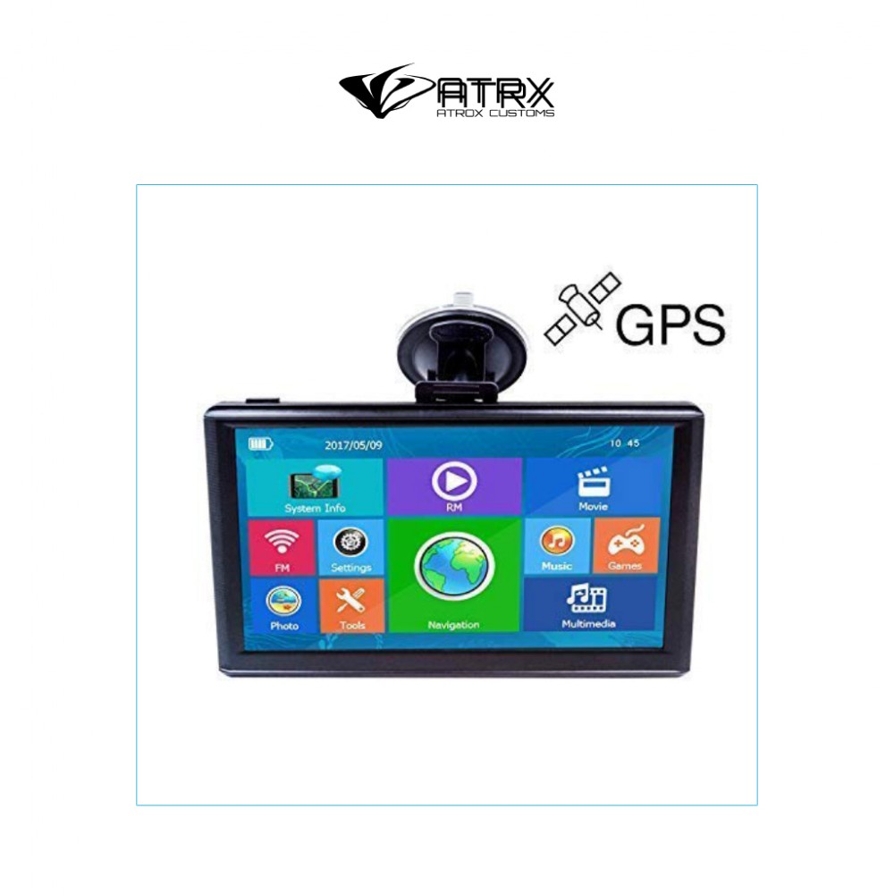 Navegación GPS para Coche, 7 Pulgadas, visualización capacitiva HD GPS,  Sistema de navegación con mapas de por Vida, función de transmisión de Voz  de