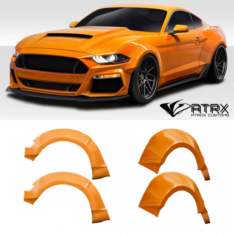 Salpicaderas Cantoneras Wide Body Couture FRP Ford Mustang 2018 - 2019