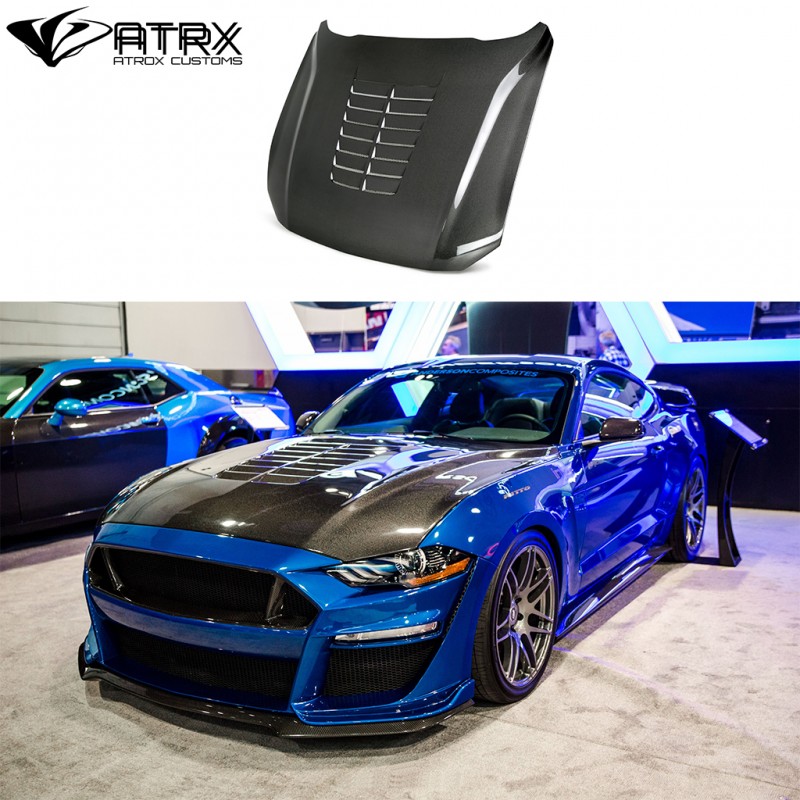 Cofre Capo TYPE-GT5 Carbono Anderson Ford Mustang 2018 - 2019