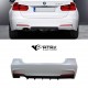 Difusor Fascia Trasera Single M Performance BMW F30 2012 - 2018