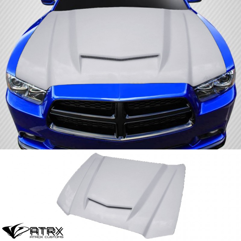 Cofre Capo TYPE-RS Style Funcional FRP Dodge Charger 2011 - 2014