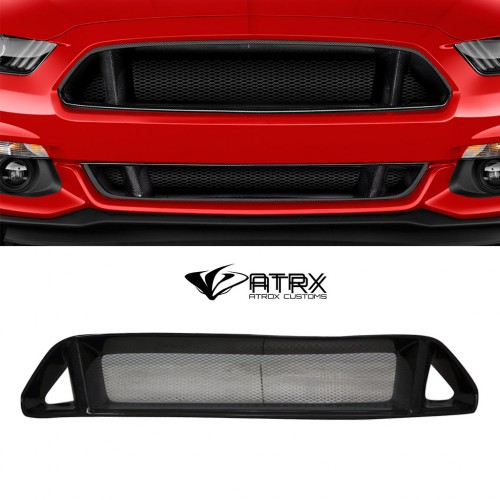 Parrilla Superior Fascia Frontal Carbono Ford Mustang 2015 - 2018