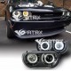 Faros LED Ojos Ángel Lupa Dodge Challenger HELLCAT 2008 - 2014