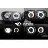 Faros LED Ojos Ángel Lupa Dodge Challenger HELLCAT 2008 - 2014