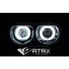 Faros LED Ojos Ángel Lupa Dodge Challenger HELLCAT 2008 - 2014