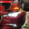 Biseles LED DRL Diseño T Mazda 3 2017 - 2018