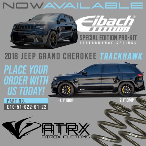 Resortes Suspensión Eibach Pro Kit Jeep Grand Cherokee TrackHawk 2018 - 2022