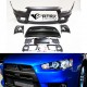 Fascia Frontal Evolution X V2 Plástico Mitsubishi Lancer 2008 - 2016