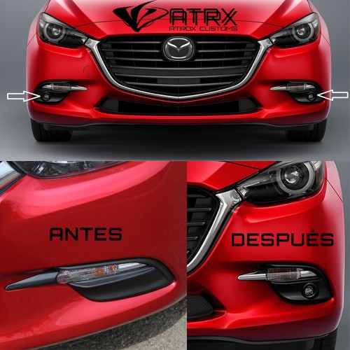 Kit Faros de Niebla Biseles y Palanca de Luces Mazda 3 2017-2018