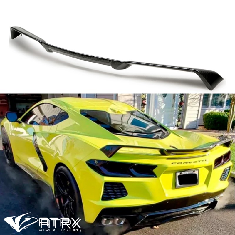 Alerón Spoiler Wing Fibra Carbono Chevrolet Corvette C8 2020 - 2024