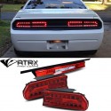 Calaveras Red Clear LED DODGE Challenger 2008 - 2014