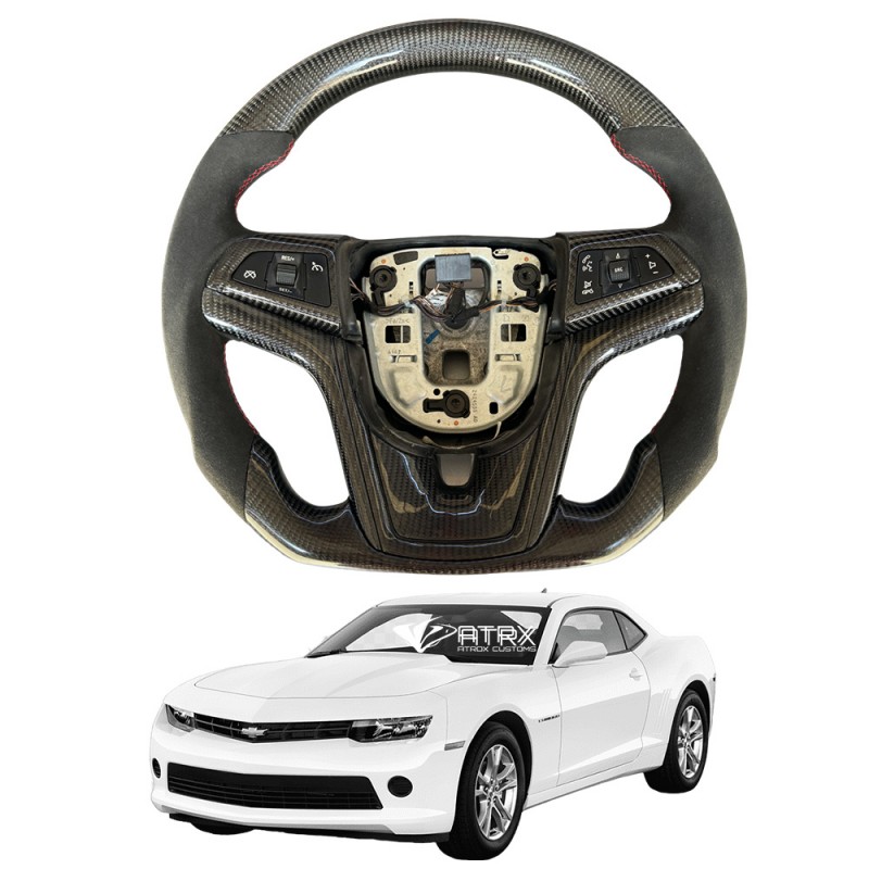 Volante LED Carbono Alcantara Chevrolet Camaro 2014 - 2015