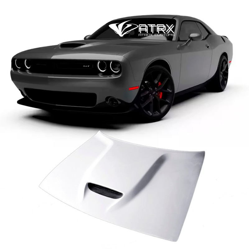 Cofre Capo TYPE-SRT STYLE Funcional FRP Dodge Challenger 2008 - 2019