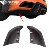 Placas Splitters Difusor Fibra Carbono Audi R8 2017-2019
