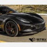 Lip Bumper Faldón Frontal Z06 Carbono Chevrolet Corvette C7 2014 - 2018