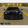 Lip Bumper Faldón Frontal Z06 Carbono Chevrolet Corvette C7 2014 - 2018