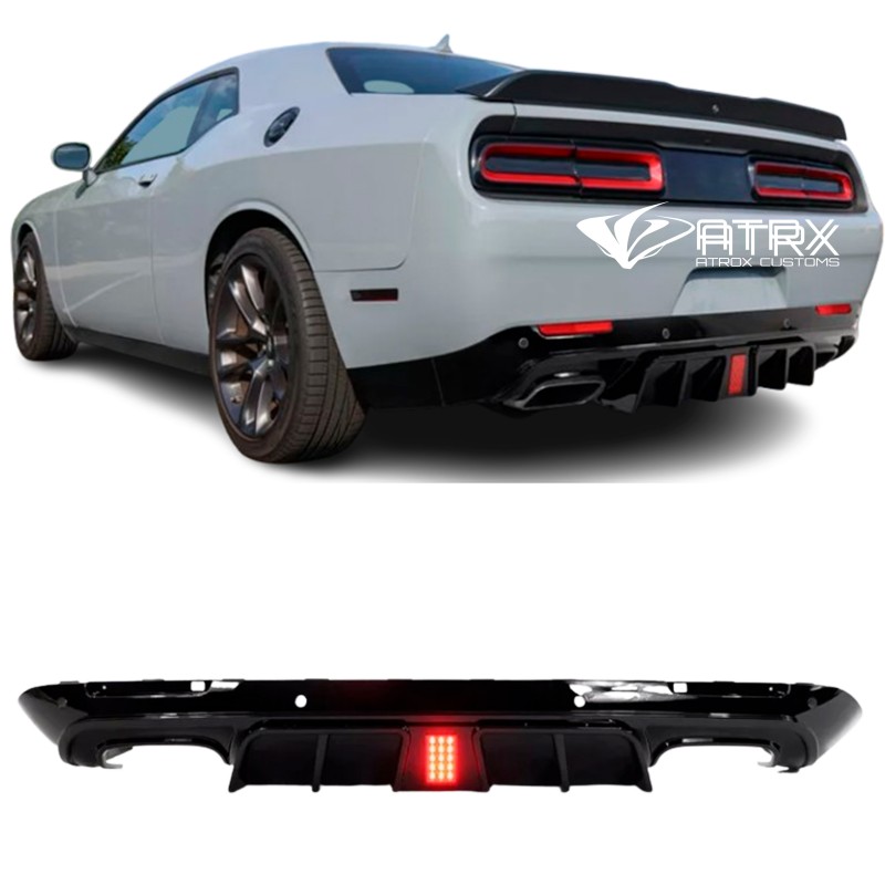 Difusor Trasero LED Dodge Challenger 2015 - 2023