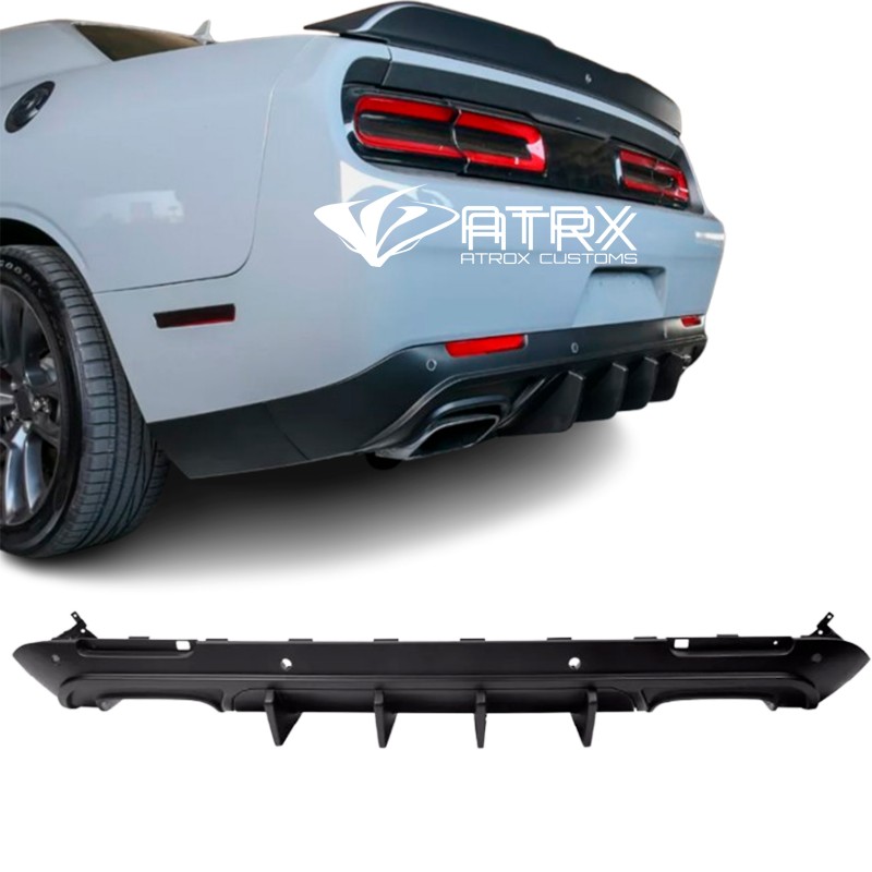 Difusor Trasero Estilo V2 Dodge Challenger 2015 - 2023