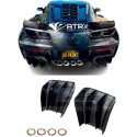 Difusor Faldon Trasero EOS Performance Track Style Carbono Corvette C7 2014 - 2019