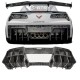 Difusor Faldon Trasero Performance Track Style Carbono Corvette C7 2014 - 2019