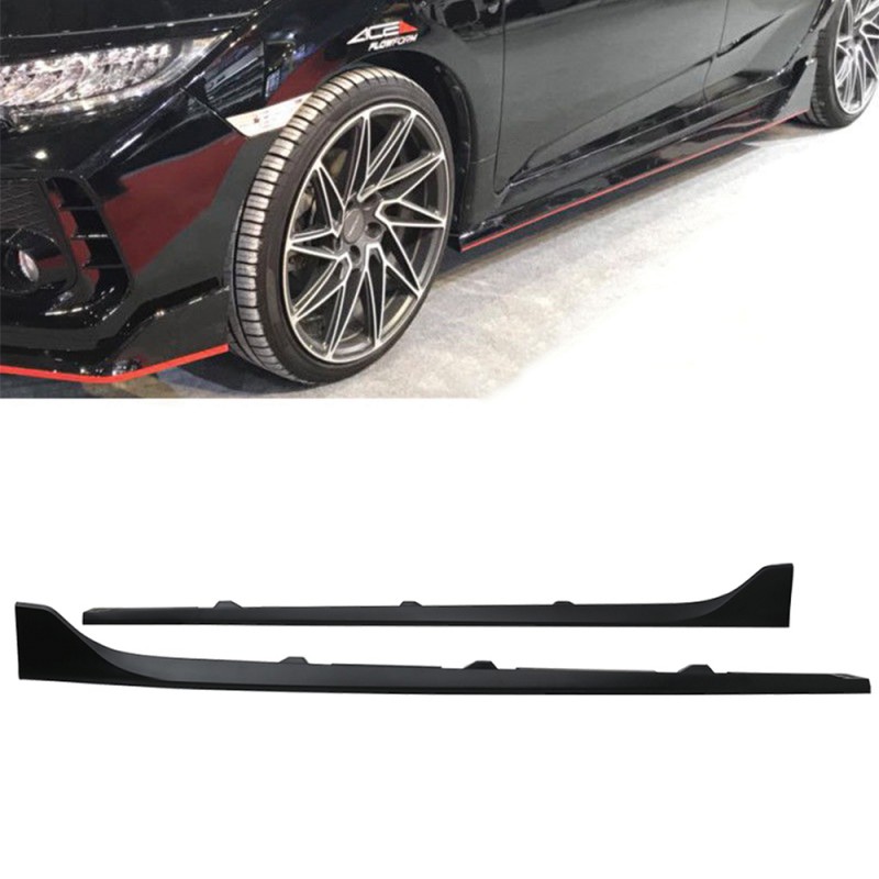 Estribos Faldones Laterales Type R Honda Civic Sedán 2016 - 2018