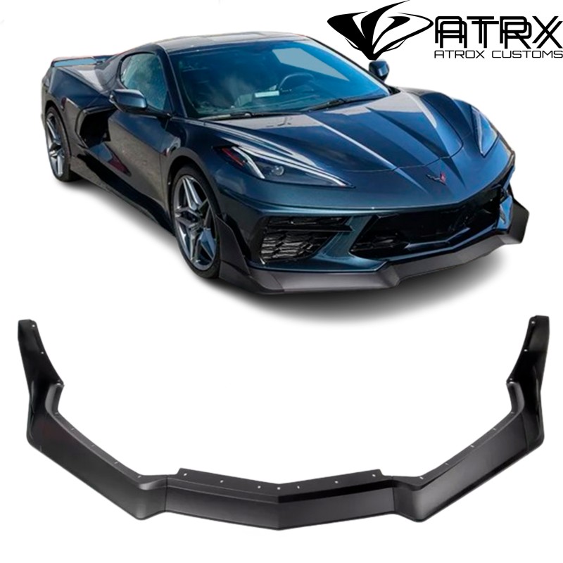 Lip Bumper Plástico 7 Piezas Fascia Chevrolet Corvette C8 2020 - 2024