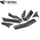 Lip Bumper Plástico 7 Piezas Fascia Chevrolet Corvette C8 2020 - 2024