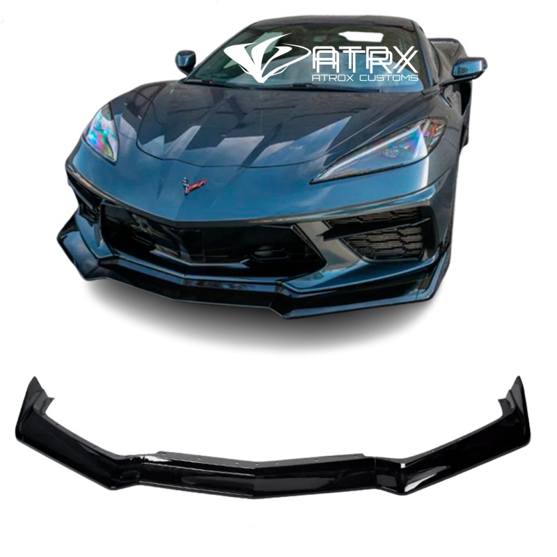 Lip Bumper Plástico 5 Piezas Fascia Chevrolet Corvette C8 2020 - 2024