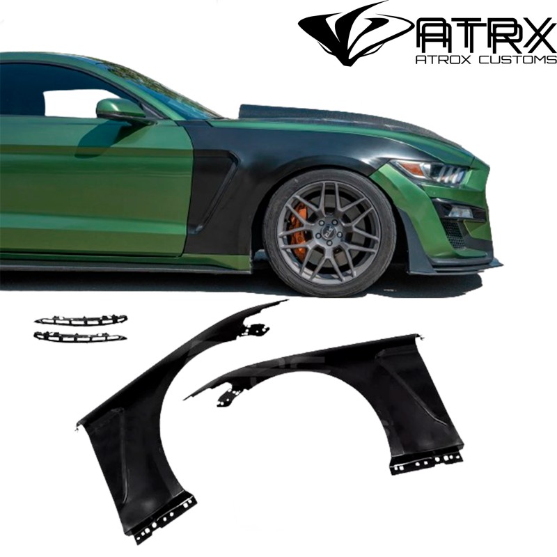 Salpicaderas Toma Aire Metal GT350 Ford Mustang 2015 - 2017
