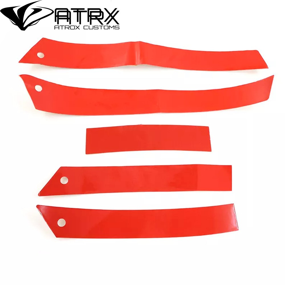 For Chevrolet Corvette C8 2020-2022 Red Carbon Fiber One-button Start