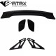 Aleron Spoiler Wing LED 57" Universal Negro Brillante Plástico