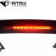 Aleron Spoiler Wing LED 57" Universal Negro Brillante Plástico